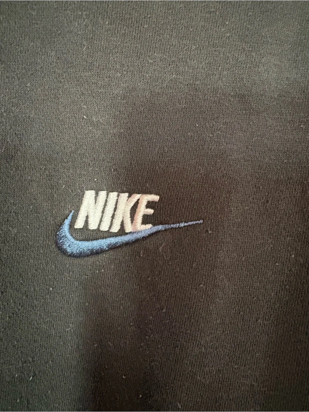 Nike Club Crewneck Sweatshirt Black Men's Size Medium Logo Swoosh